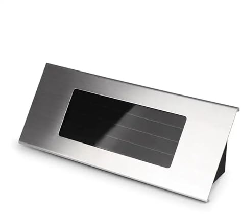LED Numero Civico Solare Targa Numeri di Porta Targa da Parete for Esterni Luce 1 Pz