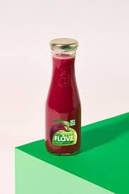 Flavz 100% Natural Squeezed Apple Beetroot Juice, Glass Bottle, No Additives or Preservatives, Made from Real Fruit (640 ml (Pack of 6))