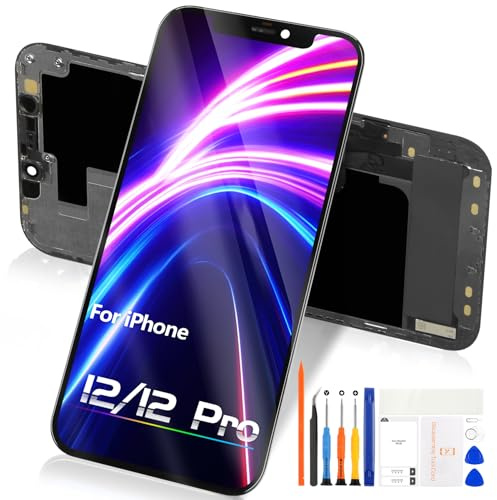 para iPhone 12/12 Pro Pantalla LCD para iPhone 12 Pro LCD Display para iPhone 12 6.1 A2403 A2172 A2402 A2407 A2341 A2406 A2408 Pantalla táctil digitalizador Assembly con reparación Kits