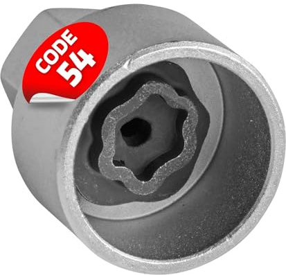 SW-Stahl 02384L-14 Felgenschloss Adapter 54 für BMW - Radsicherung Lösen | Ersatzschlüssel für Radschrauben ab 2012 - Felgenschloss Ausdreher & Demontage Werkzeug aus Chrom-Vanadium-Stahl