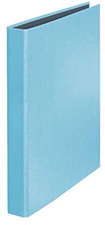 Original Falken PastellColor Ringbuch. Made in Germany. 2-D-Ring-Mechanik DIN A4 Füllhöhe 25 mm Himmel-Blau Kalender Organizer Ring-Ordner Hefter Plastikordner ideal für Büro und Schule | Made in Germany Füllhöhe 25 mm ideal für Büro und Schule