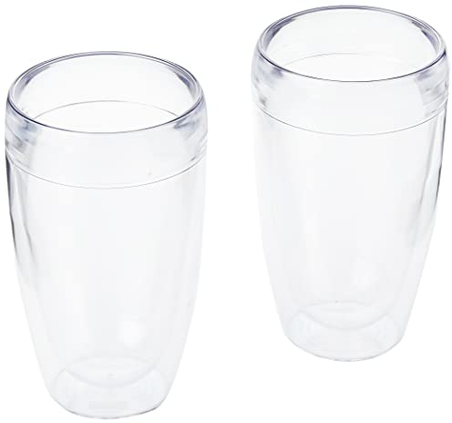 Bodum PAVINA Outdoor Juego de 2 Vasos de Doble Pared de plástico Duradero, 2 Unidades (Paquete de 1), 2