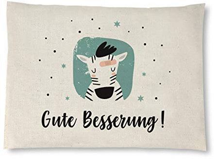 Reelax.me Kirschkernkissen, Körnerkissen für die Mikrowelle Gute Besserung – Geschenk für kranken Mann oder Frau – Regional in Handarbeit hergestellt – Geschenkidee als Kühlkissen oder Wärmekissen