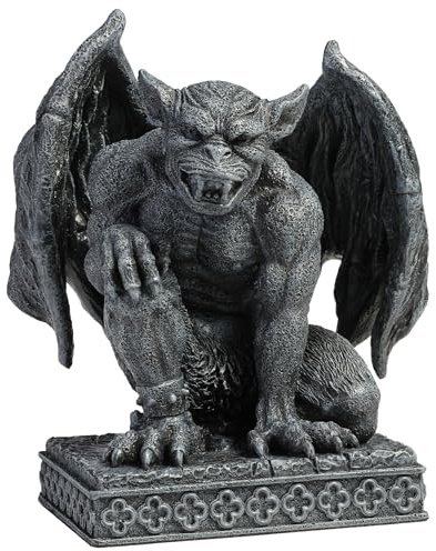 Veronese Design 5 3/4 Inch Kneeling Gargoyle Polyresin Collectible Sculpture Figurine Gothic Fantasy Decor for Home or Gift