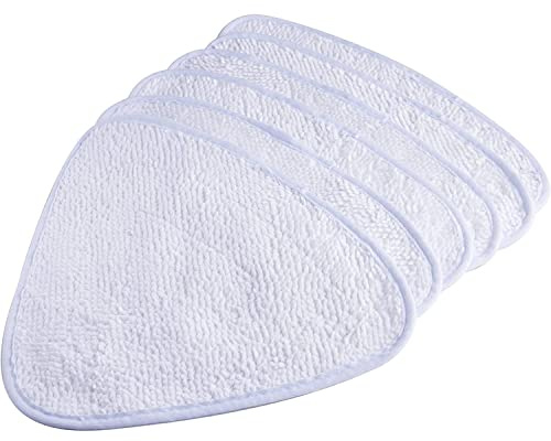 LTWHOME Replacement Microfiber Mop Pads Fit for 100 Hot Spray and Steam Mop (Pack of 6)