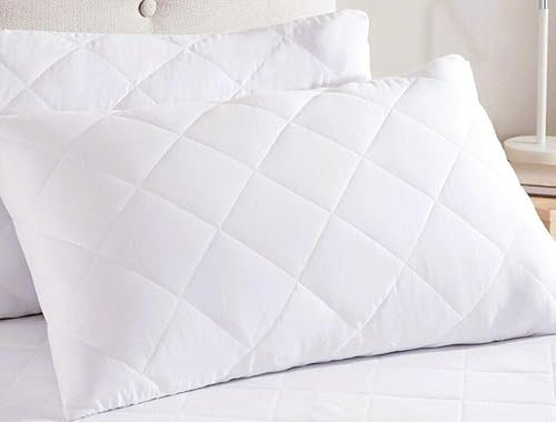 ARLINENS Pillows 2 Pack Hotel Quality Extra Soft Filling Hollow Fiber Filled Quilted Pillows-Bounce Back Bed Pillows- For Side, Stomach And Back Sleeper Anti Allergy Pillow Standard Size 74cm x 48cm
