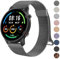 Vancle Correa para Xiaomi Mi Watch/Xiaomi Watch S1/S1 Active/S1 Pro/S2 / Xiaomi Mi Watch Color Sport, 22mm Pulseras de Repuesto de Doble Imán de Metal de Acero Inoxidable para Xiaomi Watch 2 Pro
