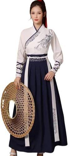 saVgu Abito Hanfu da donna, costume tradizionale cinese antico Hanfu for abiti da spettacolo teatrale (Color : Figures5-e, Size : M)