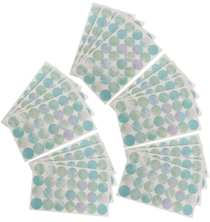 LALAFINA Hole Reinforcement Stickers for Binder Paper 20 Sheets Self-Adhesive Loose-Leaf Hole Punch Reinforcements for School Office and Home Use