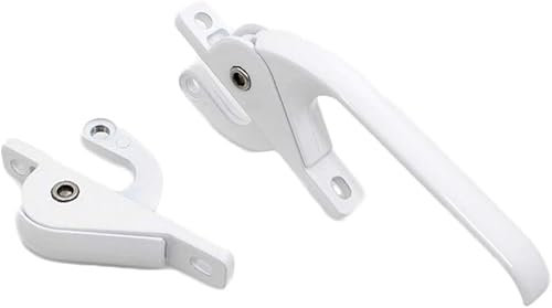 Poignées de fenêtre, remplacement de poignée de fenêtre, poignées de porte et de fenêtre, poignée de liaison haut et bas Rivet poignée de fenêtre à l'ancienne poignée de porte en alliage d'entraînemen