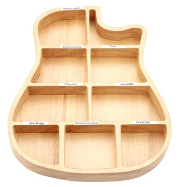 Kliplinc Holzgitarrenteile-Plektrum-Aufbewahrungsbox Personalisiert f¨¹r Gitarrenteile-Zubeh?r