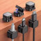 Frogetu 6 Pezzi Clip per Cavi,Clip per Cavi Organizzatore di,Magnetico con Autoadesivo Clip Cavo,Organizzatore di Cavi per Cavo di Ricarica USB,Scrivania,Comodino,Cavi di Ricarica