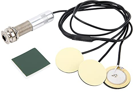 Tomantery Basswandler, Tonabnehmer für Klassische Gitarre, Banjo-Tonabnehmer für E-Bass (Schwarz)