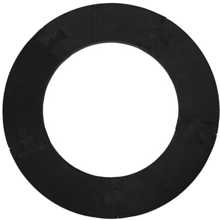 Yardwe Dartscheiben Schutzring Eva Wandschutz Leicht Montierbar Langlebiger Wall Protector Schwarzer Dartboard Wall Pad Für Wand Dartscheiben-abwehr