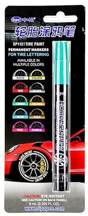 Rotulador De Pintura Para Neumáticos, Marcador De Neumáticos Impermeable, Rotulador De Pintura Impermeable Para Neumáticos De Coche | Bolígrafo De Retoque Seguro E Insípido Para Piedras, Zapatos De