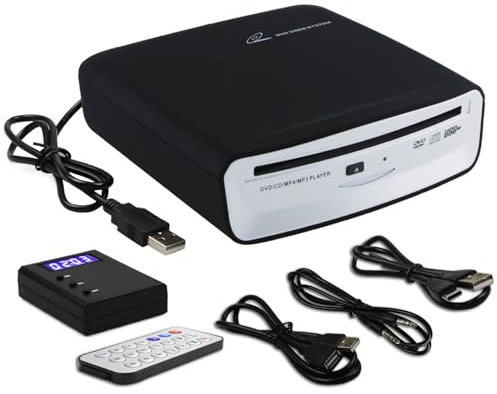ASENCH Portable CD Player for Car with USB Connection and AUX Connection,Universal USB External CD Player for Car,TV, Mac, Laptops, Desktops, PC with Plug and Play