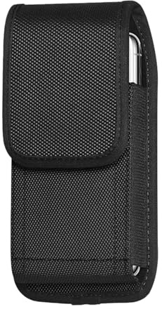 Supporto per cellulare per cintura, custodia compatta per cellulare, custodia multifunzionale per telefono, materiale in nylon Oxford, per campeggio, pesca, escursionismo, ciclismo e altro
