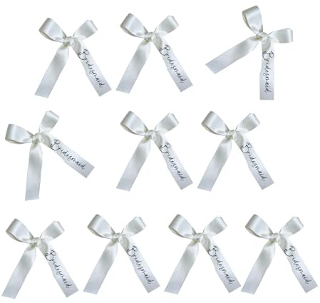 THOANBY Nastro Bianco,Eleganti grucce per Abiti da Sposa Bianche e argentate con Lettere in Filo Metallico Fatte a Mano per spose e Damigelle,Come ricordo dell'Abito Nuziale.