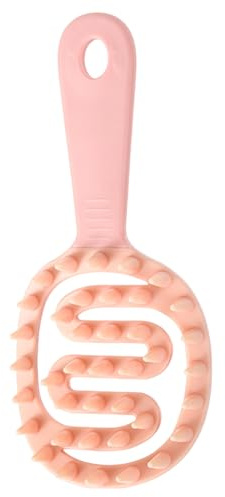 Shampoo-Kamm mit langem Griff – Kopfhaut-Massagebürste aus Silikon | Haar | Shampoo-Kamm, ergonomisches Haarreinigungswerkzeug-Zubehör, Duschbad-Kopfmassagegerät für Frauen, ältere Kinder, Männer