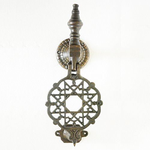 Aakrati Türklopfer Made in Messing mit Antik Finish Einzigartiges Design Tür Hardware Montage. Wand Skulptur – Tür Decor – Massiv Messing – Wand Decor