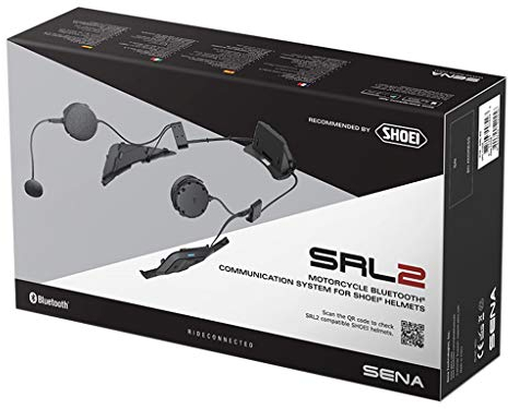 Sena SRL2 Motocycle Bluetooth Communication System/Intercom for Shoei GT Air 2 Helmets