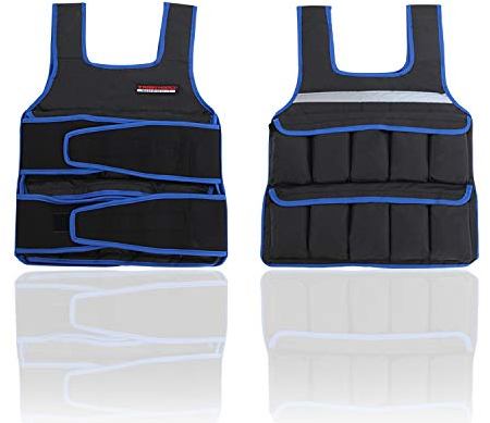 TrainHard Verstellbare Gewichtsweste, 10 kg, Neopren, Practical, für Krafttraining, Laufen, Fitness, Cross Training