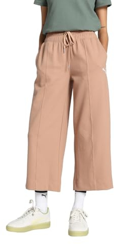 PUMA Her Pantaloni a Gamba Dritta da Donna L Dusty Tan Beige, Beige