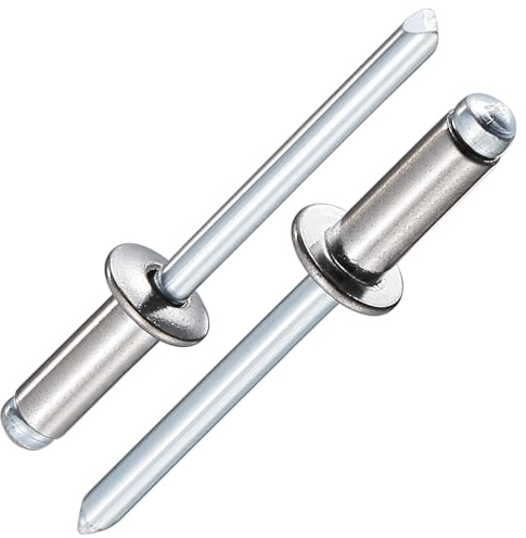 Wensilon (250Pcs) 3/16x1/2 stainless steel blind pro Rivets,Steel handle and stainless steel mandrel