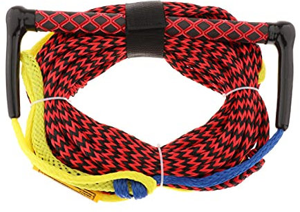 Vattenskidor rep 19/23 meter vattenskidåkning skidor surfrep knäbräda flytande surfrep wakesurf rep motorbåt vatten skidor bogserrep wakeboard rep (färg: A 23 m)