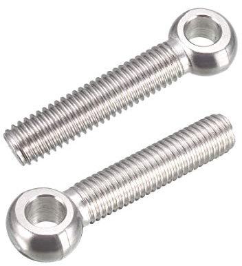 XYWHPGV Bullone a occhiello di sollevamento 'oscillazione della spalla del macchinario M10 x 50 mm Filettatura metrica in acciaio inossidabile 304 2 pezzi(a1af4 36ea5 b1117 07a16 daf94 f8c2b