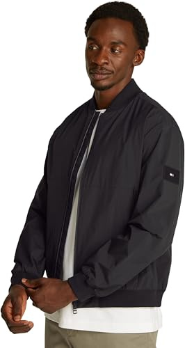 Tommy Hilfiger herr BRANDED BOMBER MW0MW39199 Bomberjacka, Svart, L, svart (svart), L