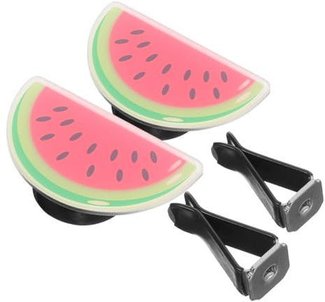 2St auto parfüm Anhänger für Lüftungsschlitze im Auto Obst-Auto-Lüftungsclips auto zubehör auto zübehör Wassermelone die Autos Lüftungsclip-Dekore Lüftungsclips Autozubehör Acryl SOLUSTRE