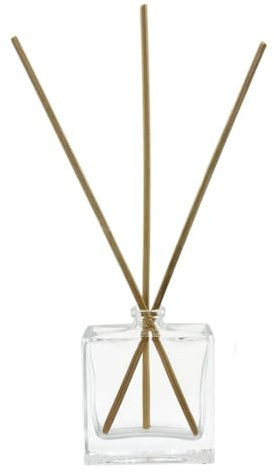 Ingrosso e Risparmio Juego de 12 botellas de perfume vacías de vidrio con varillas de madera para ambientador, difusores de aceites esenciales, hogar, baño, sala de estar, muebles decorativos