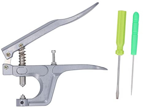 Pinza per Occhiello per Racchetta da Badminton, Pinza a Scatto in Alluminio con Kit di Riparazione Cacciavite Punteruolo, Set di Pinze per Occhiello per Riparazione