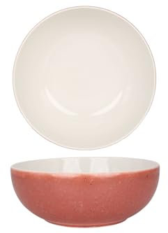 Rinart Platos hondos - Rosa - Porcelana - 23 cm (2000cc) - juego de 6