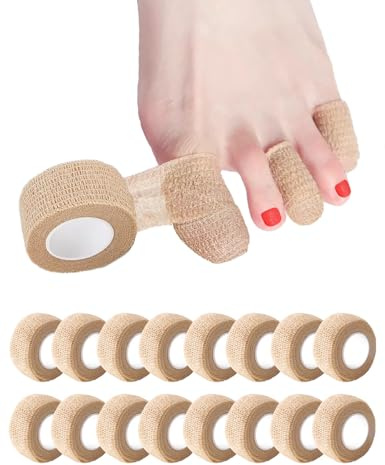 Fizzest Zehenschutz, für Damen und Herren, für gebrochene große Zehen, Zehenkappen, Bandage, Zehenkissen zur Schmerzlinderung, Behandlung eingewachsener Zehennägel, Hühneraugenentferner für Zehen