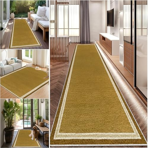 Alfombras de Pasillo Antideslizante Alfombras Pasillo Largas Alfombra Estrecha de Pasillo Alfombra Cocina Alfombra Corredor para Entrada Hall Cocina Lavanderia Sala de Estar Dormitorio 40 x 250 cm