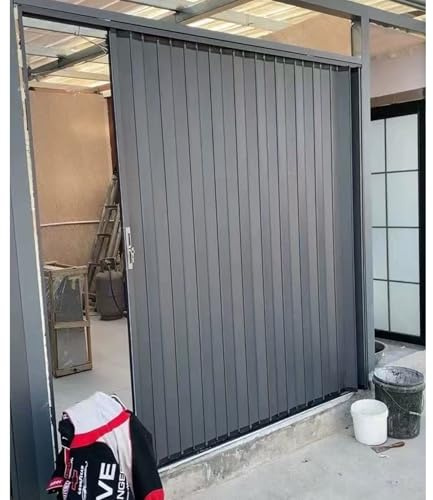 Porte a libro Porta pieghevole personalizzabile con binario e serratura, Porte scorrevoli a soffietto per cucina/lavanderia/camera da letto/magazzino, Divisorio per ambienti per interni/esterni
