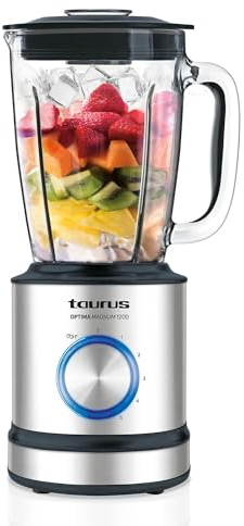 Taurus Optima Magnum Batidora de vaso, 1200 W, 1.75 L, acero inoxidable