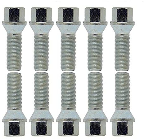 10 Radschrauben Radbolzen Kegelbund M12x1,25 50mm 10-KE121250