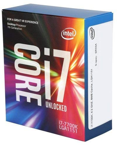 Intel i7-7700K Quad Core 4.2GHz LGA1151 HD 630 8MB Intel HD, caché de gráficos 91W TDP CPU Procesador (reacondicionado)