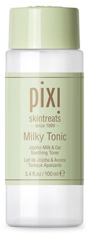 Pixi Beauty Milky Tonic | Tonico Viso Lenitivo e Idratante con Latte di Jojoba, Avena e Tè Verde | Nutriente e Senza Alcol | 3,4 fl oz / 100 ml