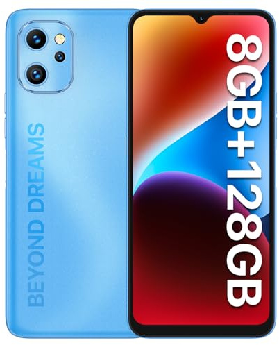 UMIDIGI F3 Telephone Portable avec NFC, 8+128 Go, 6.7 HD+ Écran, 48MP AI Triple Caméra + 16MP Selfie, Batterie 5150mAh, Charge Rapide 18W, 4G Dual SIM, Radio FM, 2 Ans Garantie,Bleu Marine