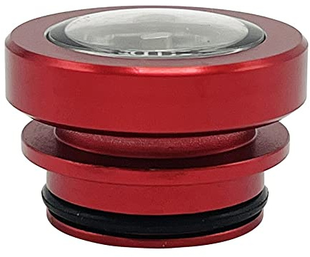 Universal Cigarette Lighter Plug Cover Compass Style Billet Aluminum Cigarette Lighter Plug Fitment Fits Most Red Car Decoration