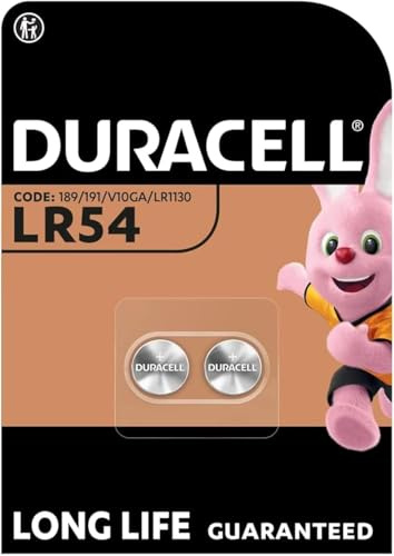 Duracell LR54, Knopfzelle, 2 Batterien