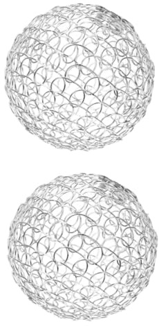 Hemobllo 2pcs Wrought Iron Pendant Light Shade Frame Hollow Out Design Lampshade for Aisle Lighting for Vintage and Modern Decor Sturdy Iron Construction Easy to Install