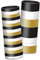Folat B.V.- Folat 63761 Serpentinas de Papel-BlackGold HNY-4 mm x 4 Metros-2 Piezas-Nochevieja Decoracion Fin Oro Negro, Feliz año Nuevo, Happy New Year, Multicolor