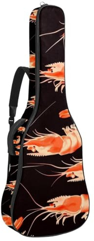 Eslifey Tasche für Akustikgitarre, nautisches Lenkradanker, verstellbarer Schultergurt, Gitarrenkoffer, Gigbag 101,6 cm, 104,7 cm, 106,7 cm, Farbe 4, 42.9x16.9x4.7 in