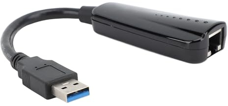 XUMIUZIY Adaptador USB a Ethernet, Adaptador de Red LAN Gigabit Ethernet Plegable USB 3.0 a 10/100/1000Mbps, Compatible con 8.1 8 7 Vista XP/OS X/Linux, Compatible con PC Escritorio