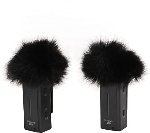 Acouto Microfono Lavalier Professionale 7RYMS RimoMic Pro Microfono Lavalier 2.4Ghz Digitale per Interfaccia Lavalier Mike per Vlogging Microfono Lavalier Professionale Lavalier
